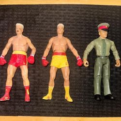 Jakks Rocky 4 Ivan Drago Figures Lot 