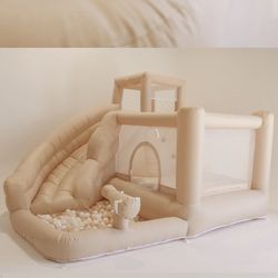 Basic Beige Bounce House