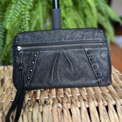 Banana Republic Leather Clutch Purse / Wristlet