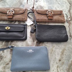 Coach Wristlets New 25$ each!