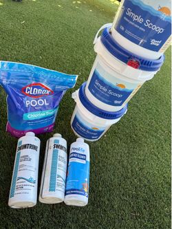 Pool cleaning supplies