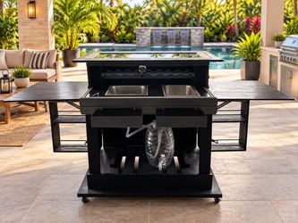 Custom Mobile Bar / Bartending Station – Fold Out Event & Catering Bar