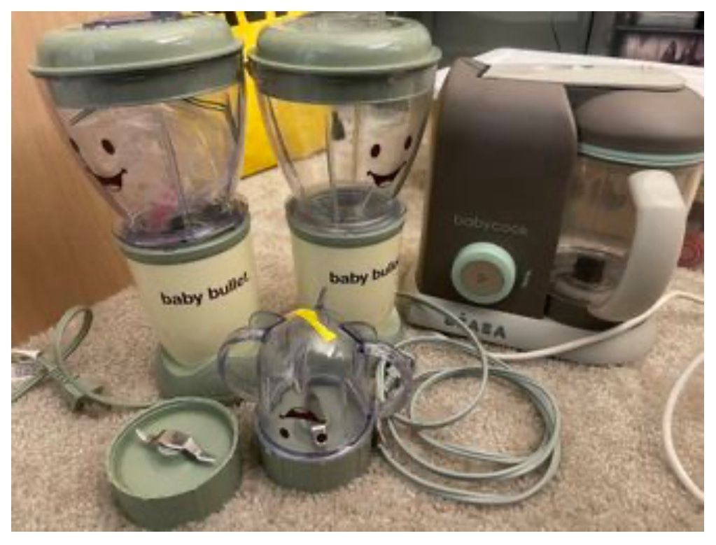 Baby Bullet & BEABA Babycook Solo 4 in 1 Baby Food Maker