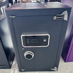 Secure Deluxe Home Security Safe with Dual Digital Keypad and Key Access DY-HS60