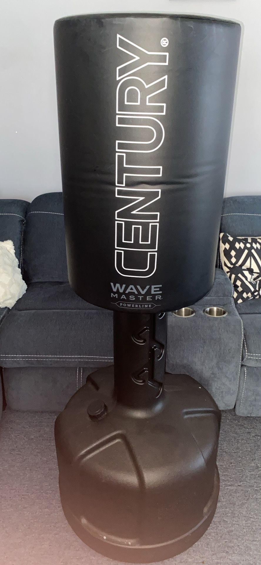 Beautiful Black Century Standing Punching Bag