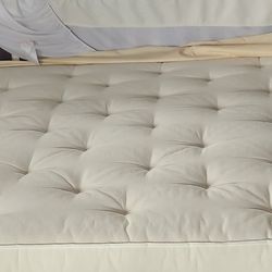 Free Full Size Cotton Futon Mattress, No.stains Been Covered For Years 