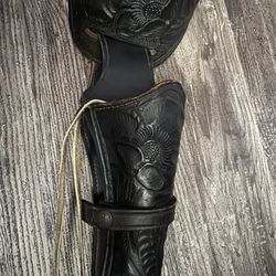Leather Cowboy Belt/holster