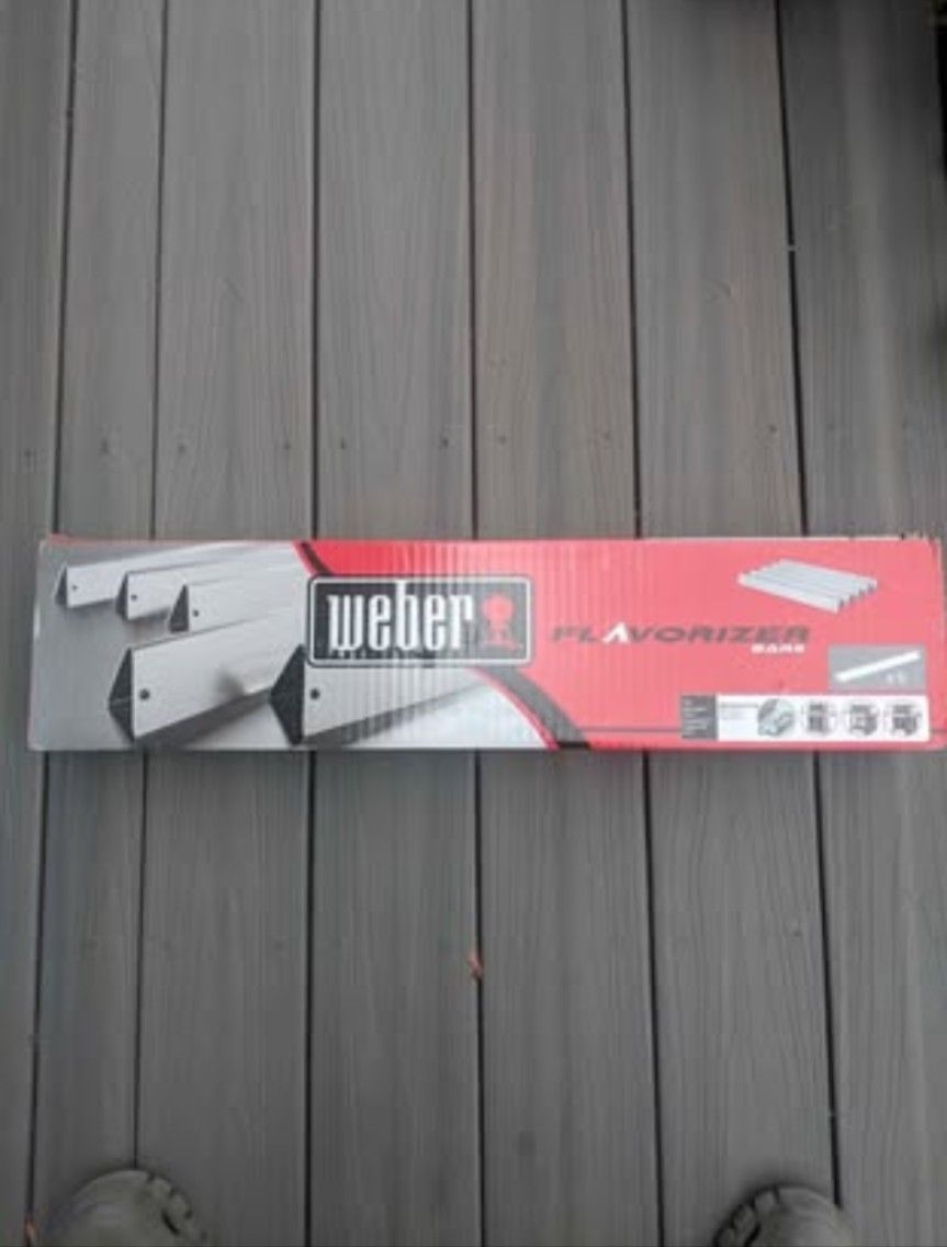 Weber Flavorizer Bars- Stainless Steel. Fifth Genesis 300 series. Item 7540.