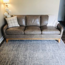 Top Grain Leather Sofa And Chair 
