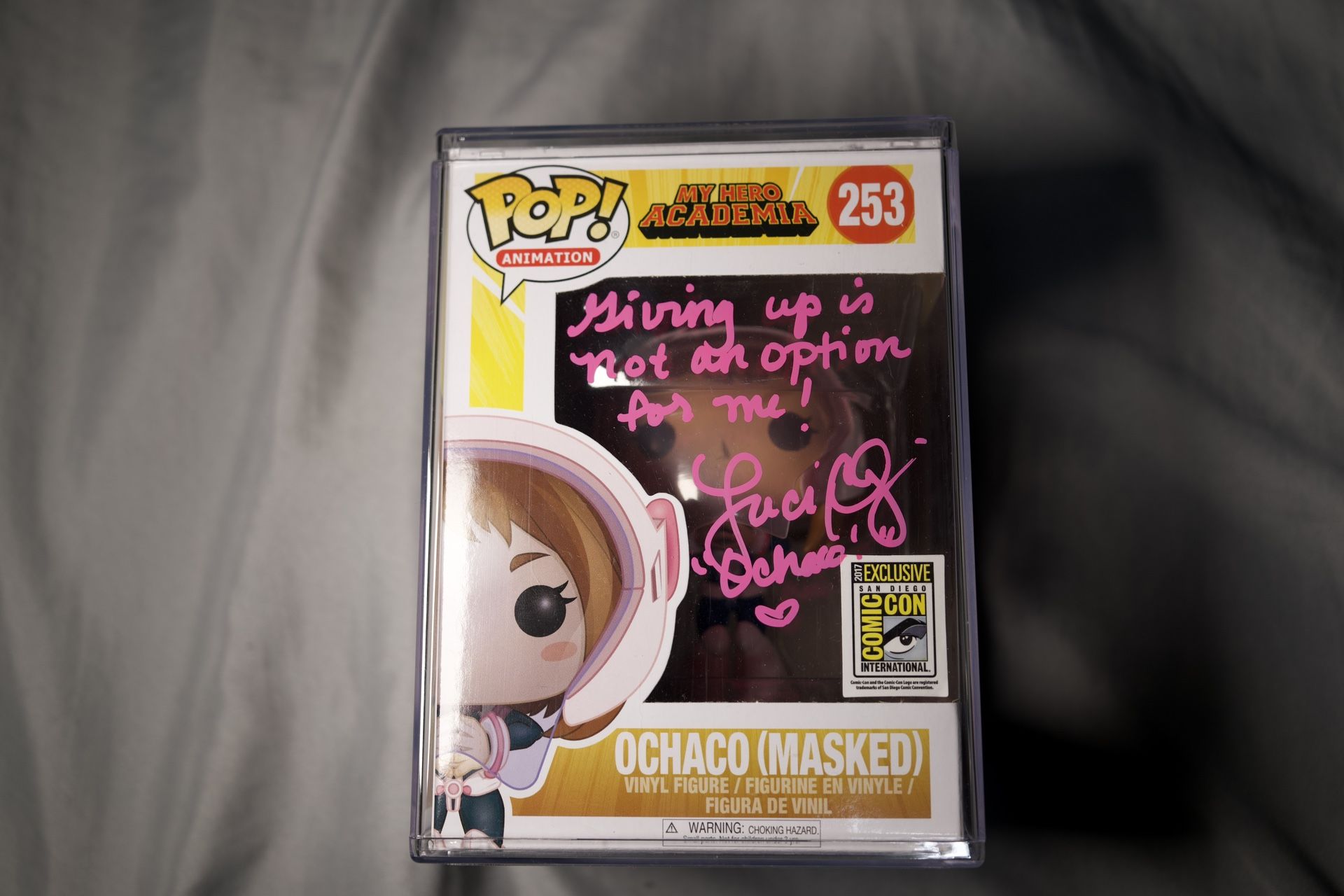 Funko Pop Ochaco Sddc Signed