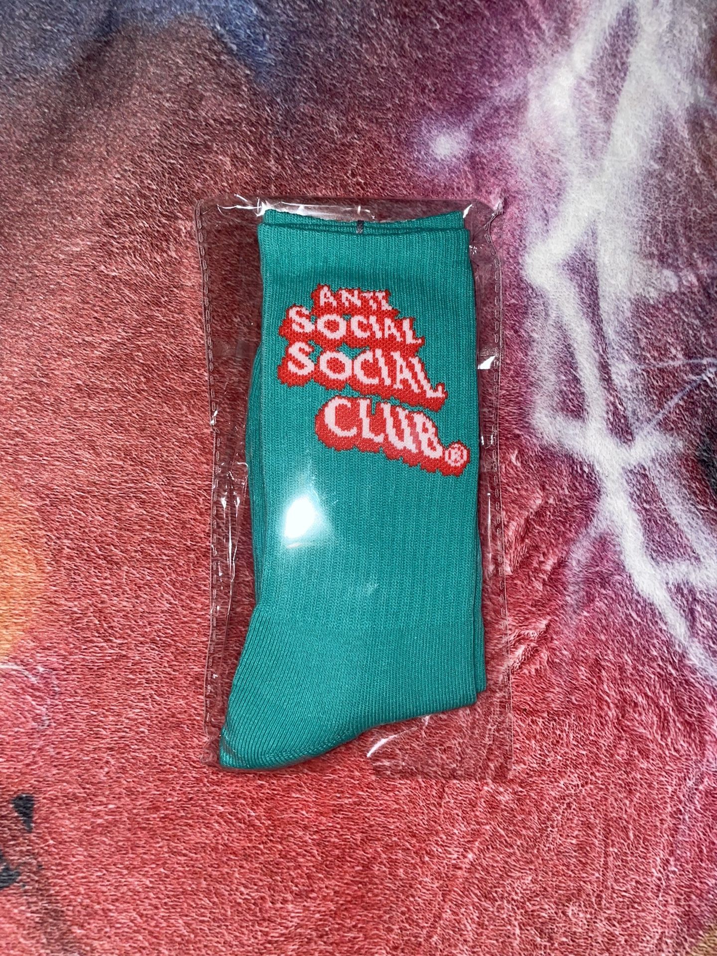Anti Social Social Club Pop Up Socks Green 