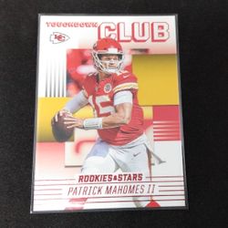 Patrick Mahomes Rookies And Stars Card