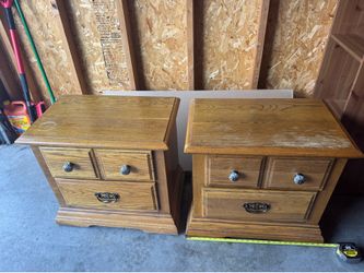 Vintage Oak Dressers (2)