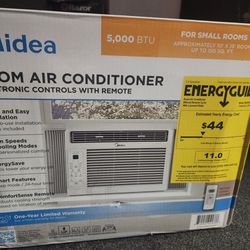Midea 5000 Btu Window Air Conditioner.