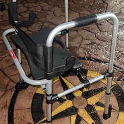 Drive Medical Clever Lite LS 2-Wheel Rollator Walker with Seat and Push Down Brakes