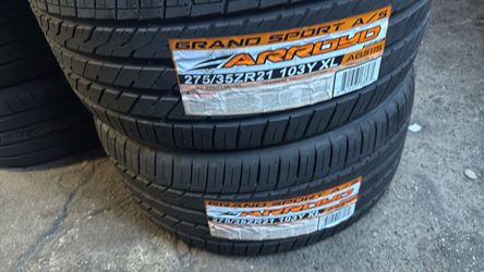 Arroyo Grand Sport A/S 275/35ZR21 103Y XL Tires $200 each tire