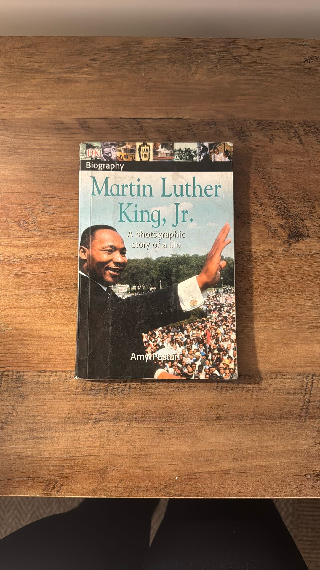 Martin Luther King Jr. Reading book.