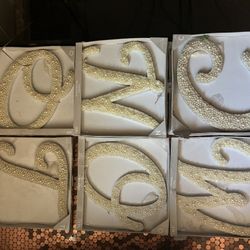 White Pearl Letters