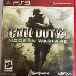 Call Of Duty 4 For The PS3 