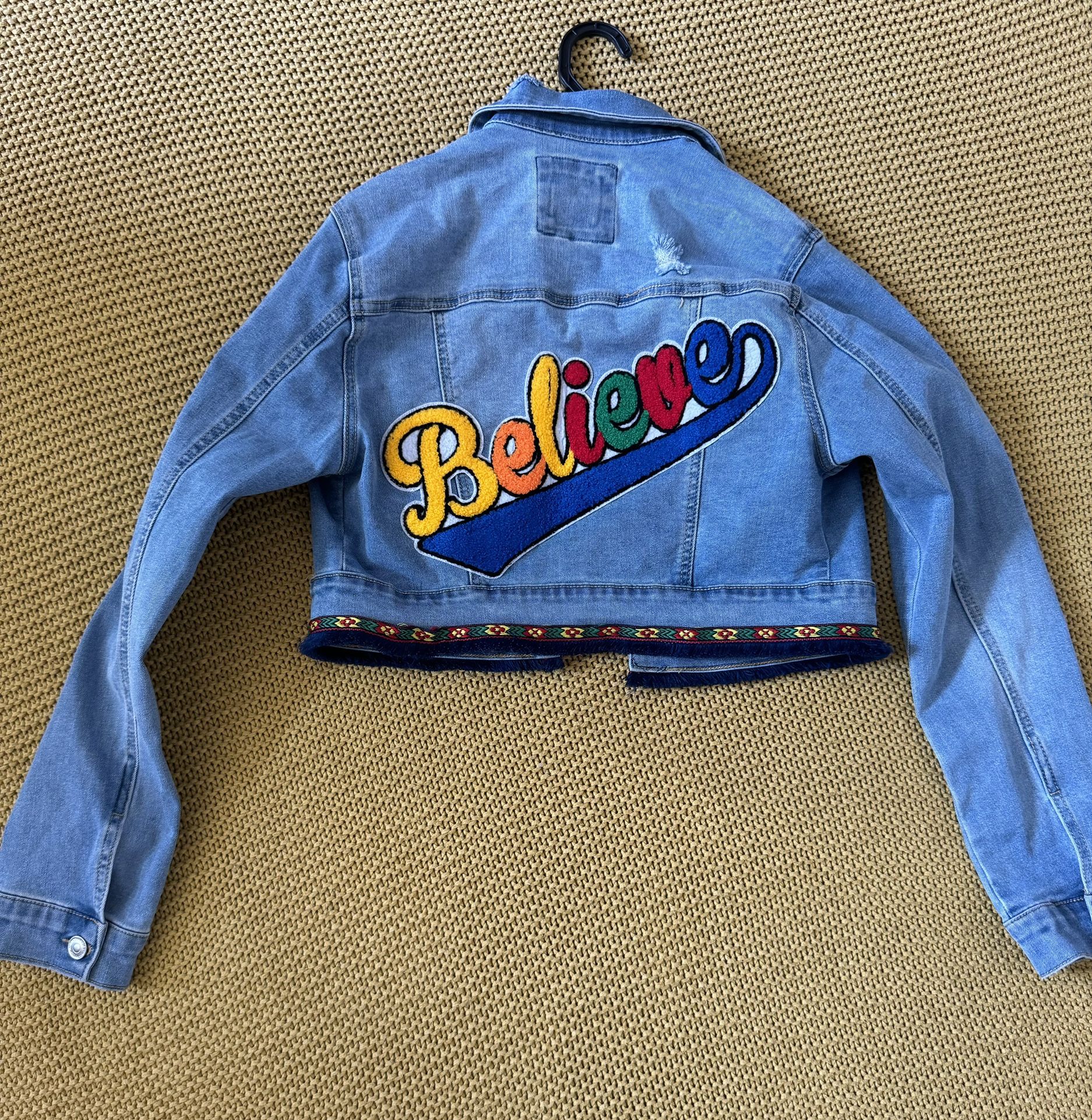 Chamarra De Mezclilla Corta Personalizada