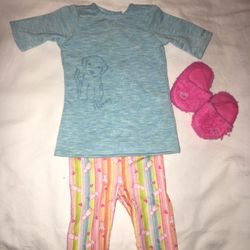 American Girl Doll Pajama Set Honey the Dog