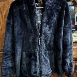 YoungLA Fur Zipper Hoodie Jackets