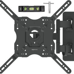 Amazon Basics Full Motion Articulating TV Monitor Wall Mount for 26-55 Inch TVs