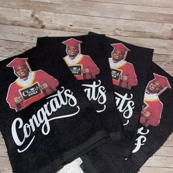 Graduation Hand Towels