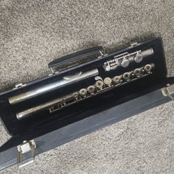 Vintage Symphony Flute, USA, Sterling Mouthpiece, with case