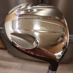 Golf Club TaylorMade Porsche Design 3 Fairway Wood (+1" Extended) Right-Handed Stiff-Flex EXCELLENT CONDITION
