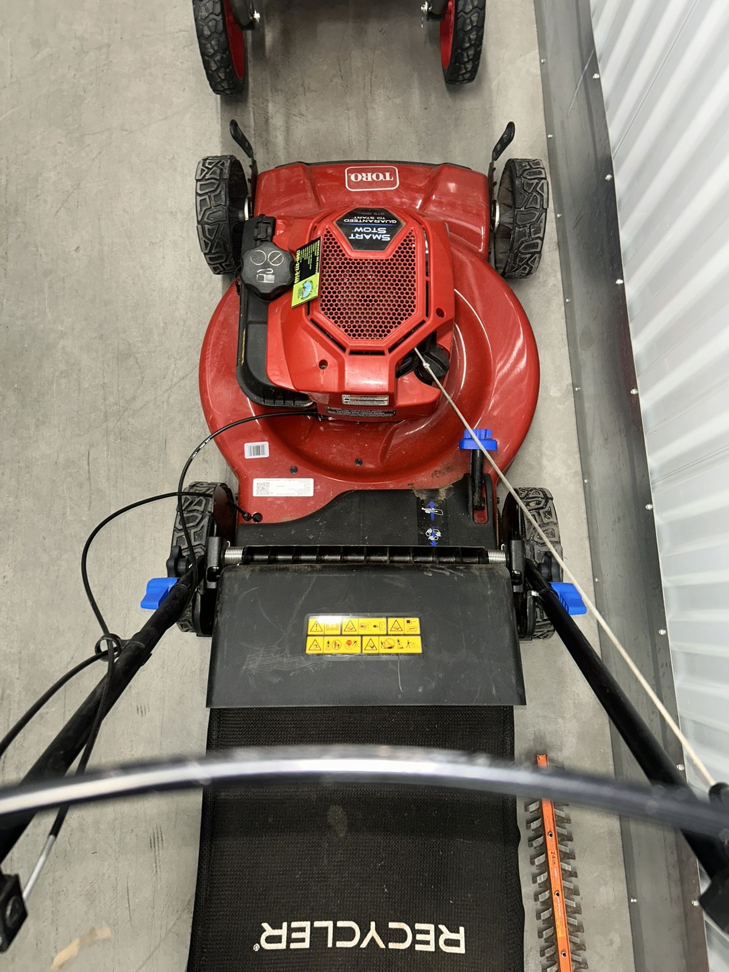 Toro Lawn Mower Smart Stow (SRVS)