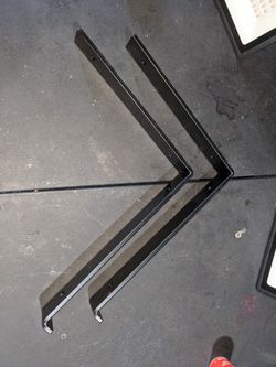 Black Steel Shelf Brackets