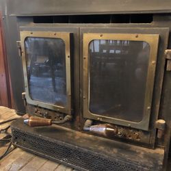 Wood Burning Insert With Blower