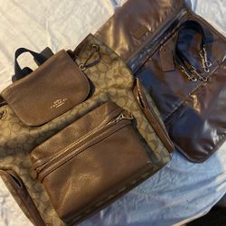 Coach Backpack Diaper Bag 