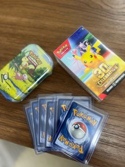 Pokemon TCG: 30th Celebration Boostermm Bundles and Mini Tins. Comes with Holo/Promo cards!!!