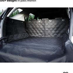 Bulldogology SUV Cargo Liner for Dogs 55"x82" Heavy Duty Pet Trunk Cargo Cover Area - Trunk Cover Car Protector for Dogs Waterproof Nonslip Mat