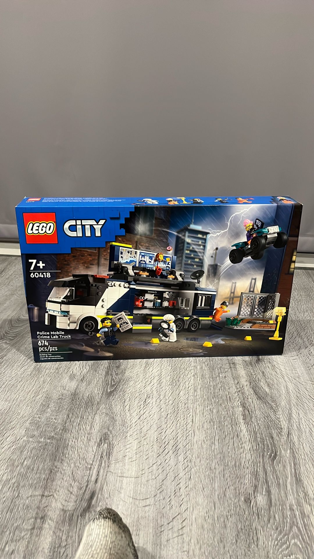 LEGO City Police Mobile Crime Lab Truck 60418 New Sealed Box 674pcs Building Set