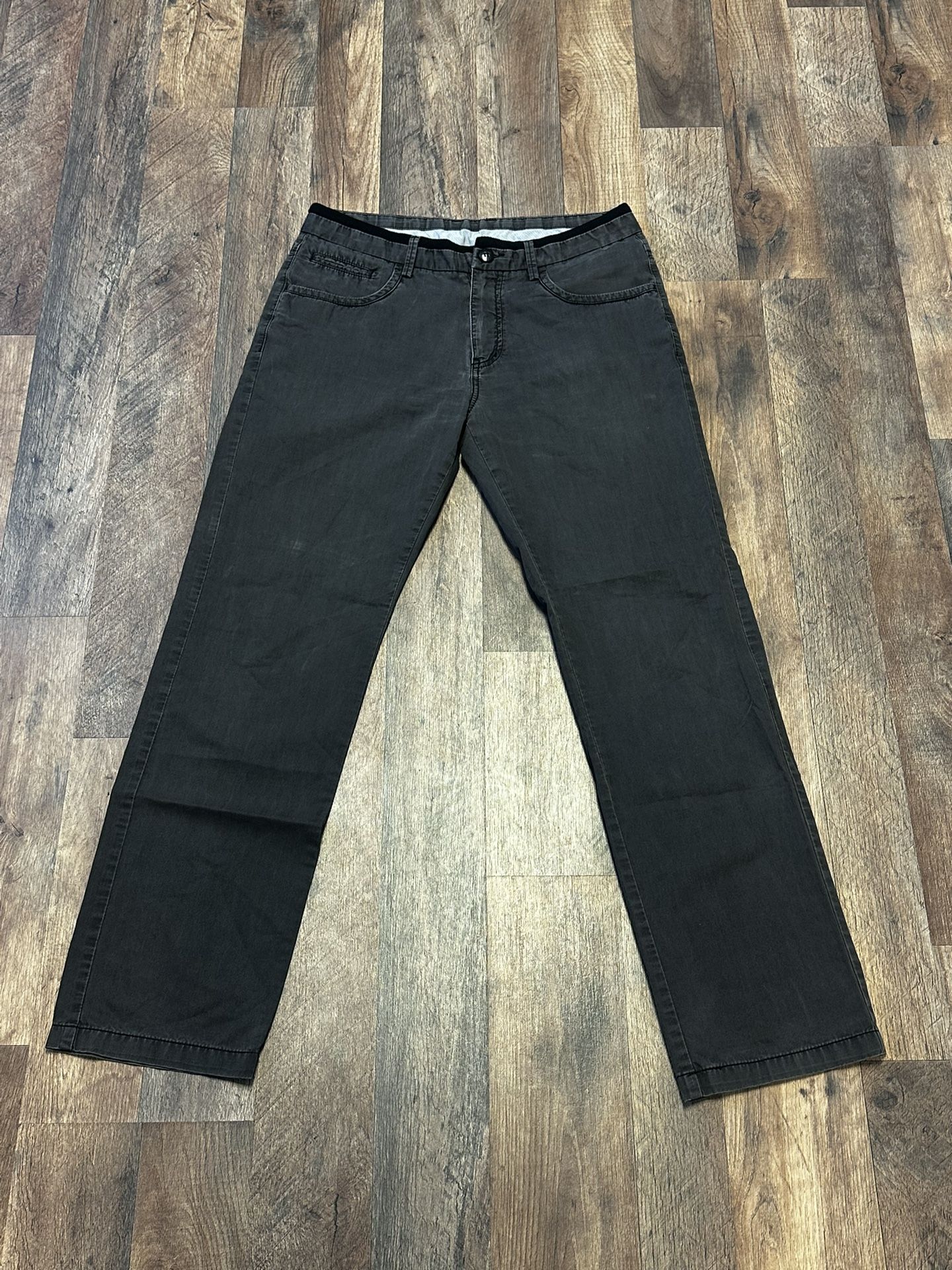 Burberry Faded Black Gray Chino