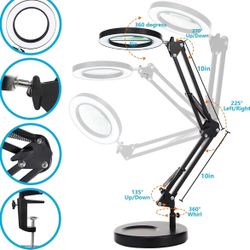 🔍 KIRKAS 10X Magnifying Glass Desk Lamp – Brand New! 💡 💲 Only $25 (Retail $45) – Amazing deal!  ✨ Perfect for Reading, Crafts, and Detail Work  ✅ 1