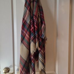 Pretty  Shawl/scarf Never Used It. Measures Approximately  54x56" In Excellent Condition Serious Buyers And FIRM Offers Only 