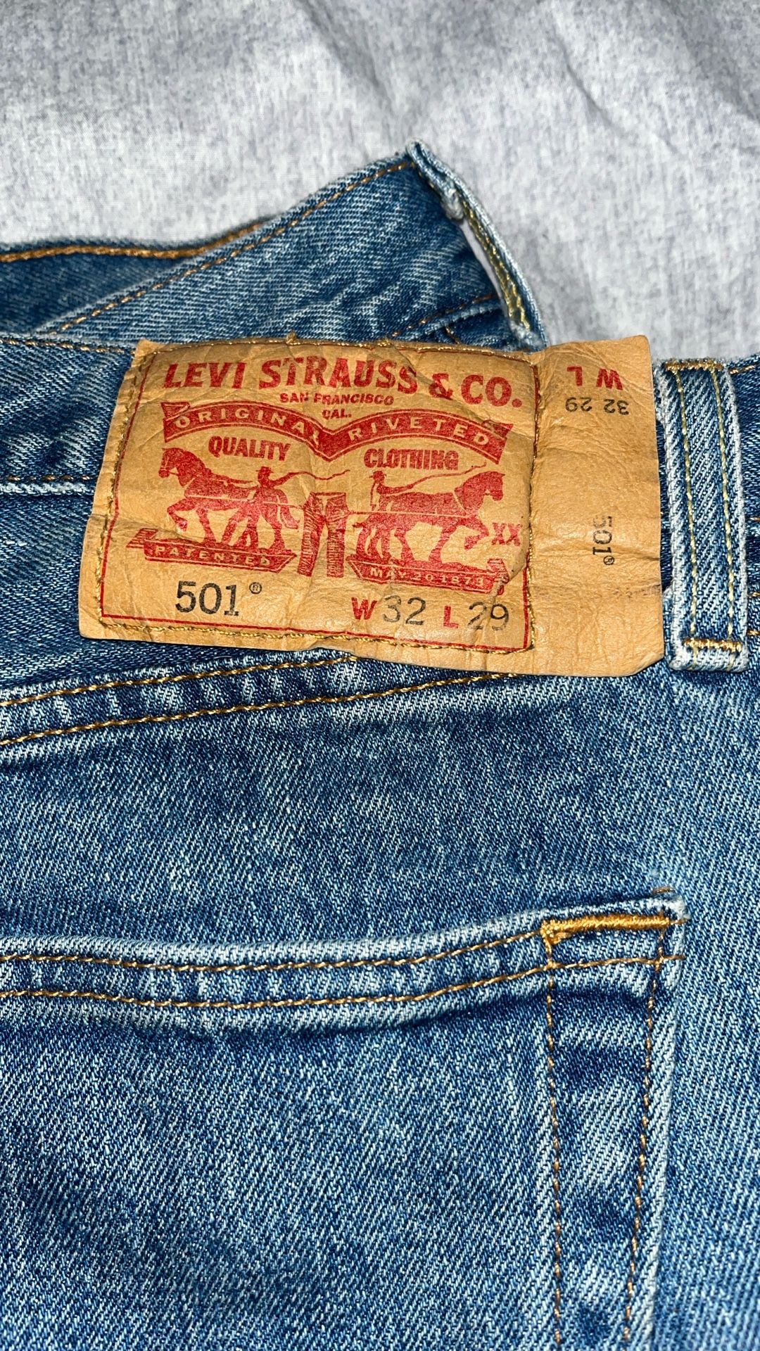 Levi’s 501 Blue Size 32,29