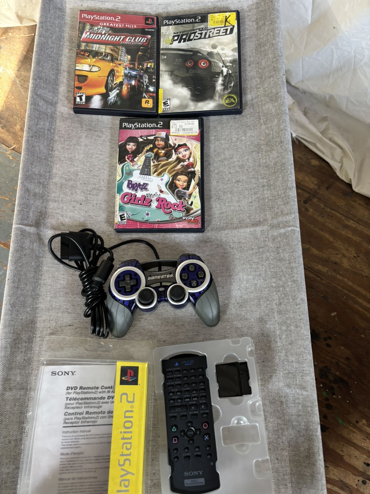 Play Station 2 Games & New Controller