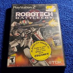 ROBOTECH BATTLECRY PS2 GAME