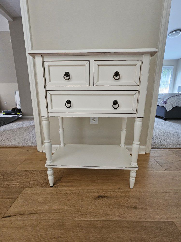Like New Console Table - Off White