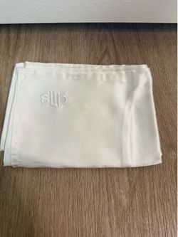 Brand New Slip White Standard Silk Pillowcase