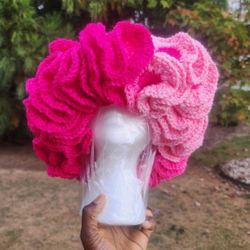 Pretty In Pink Handmade Crochet Hat