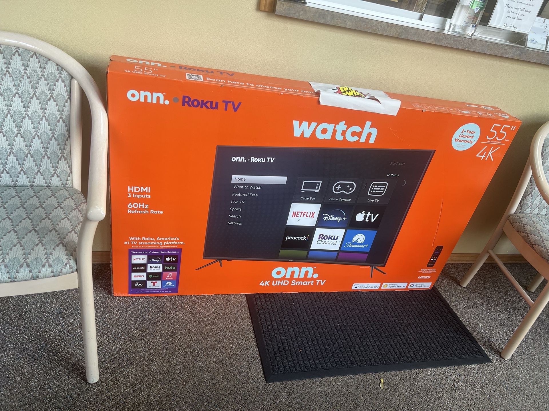 Onn Roku Tv 55 Inch 4k