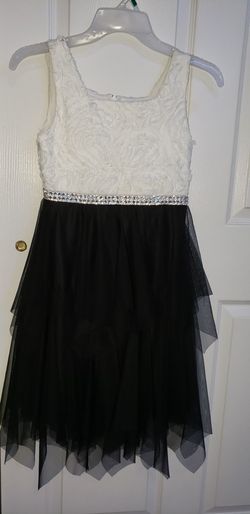 Black and white Girl's Dress