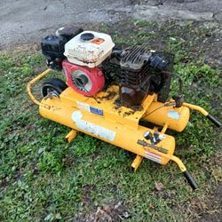 Honda, 5 horsepower, wheelbarrow, compressor.\nNeed the rope