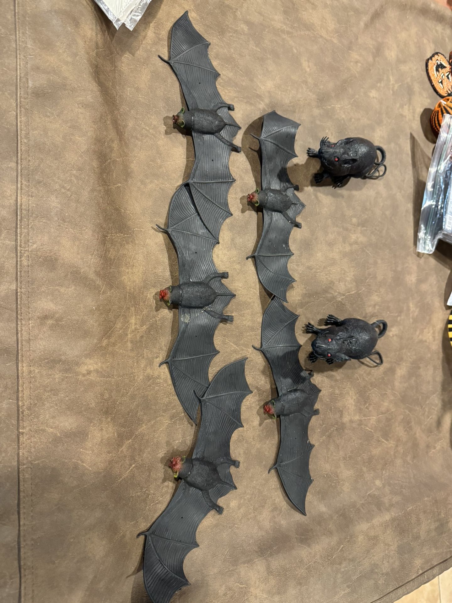 Five Rubber, Bats, And Three Rubber Rats$5